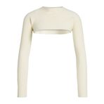 JACK & JONES Kadın JACK & JONES JXSELINA BOLERO KNIT Triko, Kemik Rengi, M