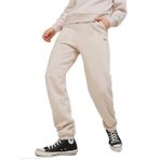 JACK & JONES Kadın JJXX JXABBIE RLX HW EVERY PANTS SWT NOOS Pantolon, Moonbeam Print:BLACK JJXX LOGO, M