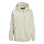 JACK & JONES Kadın JJXX JXABBIE RLX LS EVERY HOOD SWT NOOS Sweatshirt, Moonbeam Print:BLACK JJXX LOGO, XS