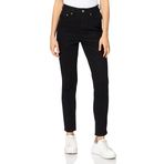 JACK & JONES Kadın JJXX JXBERLIN SLIM HW CCE2011 Kot Pantolon, Black Denim, 26/32