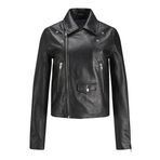 JACK & JONES Kadın JJXX JXEMBER LEATHER BIKER JACKET OTW Mont, Black, XS