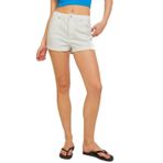 JACK & JONES Kadın JJXX JXHAZEL MINI SHORTS HW DENIM DNM SN Şort, Ecru Detail:AKM12, L