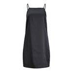 JACK & JONES Kadın JJXX JXJULINE SHORT SATIN DRESS WVN Elbise, Black, L