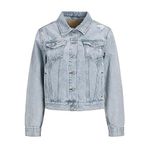JACK & JONES Kadın JJXX JXMELINA REGULAR JACKET CR3013 SV NOOS Mont, Light Blue Denim, S