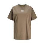 JACK & JONES Kadın JJXX JXOLIVIA RLX SS TEE JRS Tişört, Morel Print:BONE WHITE, L