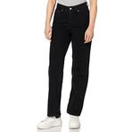 JACK & JONES Kadın JJXX JXSEVILLE LOOSE MW MR5004 DNM NOOS Kot Pantolon, Black Denim, 29/32