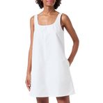 JACK & JONES Kadın JJXX JXSTELLA SL SHORT DRESS WVN SN Elbise, Blanc de Blanc, M