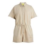 JACK & JONES Kadın JJXX JXTRALA LINEN BLEND PLAYSUIT WVN Şort, Cement, L