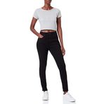 JACK & JONES Kadın JJXX JXVIENNA SKINNY HW MS1011A DNM NOOS Kot Pantolon, Black Denim, L