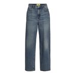 JACK & JONES Kadın JXERIN BAGGY MW JEANS R108 DNM Jean Koyu Mavi Denim 27/32