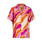 JACK & JONES Kadın JXGRACE SS SATIN SHIRT WVN Gömlek Soluk Turuncu XS