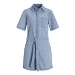 JACK & JONES Kadın JXISLA DENIM PLAYSUIT DNM Tulum Açık Mavi Denim L