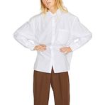 JACK & JONES Kadın JXJAMIE LS RELAXED POPLIN SHIRT WVN NOOS Gömlek Beyaz M