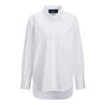 JACK & JONES Kadın JXJAMIE LS RELAXED POPLIN SHIRT WVN NOOS Gömlek Beyaz S