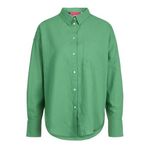 JACK & JONES Kadın JXJAMIE LS RLX LINEN BLEND SHIRT WVN SN Gömlek Yeşil M