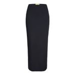 JACK & JONES Kadın JXNOELLE HW CALF SKIRT JRS Uzun Etek Siyah S