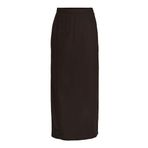 JACK & JONES Kadın JXOCEAN LINEN BLEND WRAP SKIRT WVN Uzun Etek Koyu Kahve S