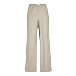 JACK & JONES Kadın JXPOPPY LINEN HW PANT PNT Pantolon Mat Gri M