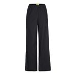 JACK & JONES Kadın JXPOPPY LINEN HW PANT PNT Pantolon Siyah S