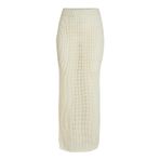 JACK & JONES Kadın JXPRESLEY SKIRT KNIT Uzun Etek Vanilya Rengi XS