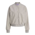 JACK & JONES Kadın JXSARA BOMBER JACKET OTW Mont Ceket Mat Gri XL