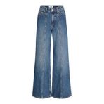 JACK & JONES Kadın Jxtokyo Wide Hw Jeans R282 DNM Ln, mavi (medium denim blue), 31W / 32L