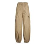 JACK & JONES Kadın JXYOKO COSY CARGO PANT PNT NOOS Pantolon Koyu Bej M