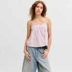 Jack & Jones Kadin Kare Yaka Kolsuz Bluz - Zoe - 002-Pembe
