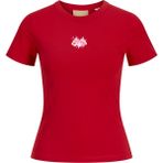 Jack & Jones Kadin Kisa Kol Baskili Tisört - Gigi - 023-Kırmızı