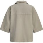 Jack & Jones Kadin Nakis Detayli Resort Yaka Gömlek - Global - XS - 00430 Yeşil