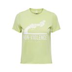 JACK & JONES Kadın ONLNON VIOLENCE S/S TOP BOX JRS Tişört, Açık Sarı, S