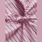Jack & Jones Kadin Sirt Dekolteli Çizgili Gömlek - Magna - XS - 310 Pembe