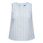 JACK & JONES Kadın Tişört JXAVA POPLIN SL TOP WVN, Cashmere Blue, S
