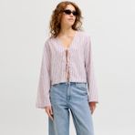 Jack & Jones Kadin V Yaka Bluz - Zoe - 002-Pembe