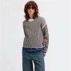 Jack & Jones Kadin Yün Karisimli Bisiklet Yaka Kazak - Maghna - 000Beyaz