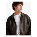 Jack & Jones Kahve Erkek Mont 12278839_JJECASABLANCA PU JACKET NO