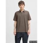 Jack & Jones Kahve Erkek Polo T-Shirt 12279177 Jjeaustın Zıp Polo Ss Noos