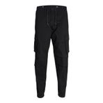 Jack & Jones Kane Noah Siyah Manşetli Erkek Kargo Pantolon