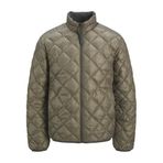 JACK & JONES Kapitone Ceket, XXL, 12282608, Volcanic Ash, Erkek