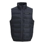JACK & JONES Kapitone Yelek, L, 12286689, Lacivert, Erkek