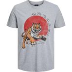 Jack & Jones Kaplan Baskılı Erkek Tişört 12228936 - Gri