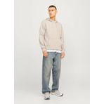Jack & Jones Kapüşon Yaka Ekru Erkek Sweatshırt 12256534_JJELEGACY SWEAT HOOD NOOS