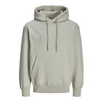 Jack & Jones Kapüşon Yaka Gri Erkek Sweatshırt 12262811_JORFREDERIKSBERG SWEAT HOO, M, 5003178431
