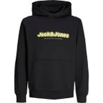 Jack & Jones Kapüşon Yaka Siyah Erkek Sweatshirt 12261431-JCOTAMI SWEAT HOOD, L