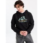 Jack & Jones Kapüşon Yaka Siyah Erkek Sweatshırt 12278626_JJSUN Sweat Hood - L