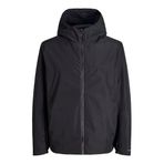 Jack & Jones Kapüşonlu Erkek Ceket, Siyah, S Beden