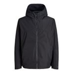 Jack & Jones Kapüşonlu Erkek Ceket, Siyah, XL Beden