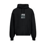 JACK & JONES Kapüşonlu Sweatshirt, M, 12271202, Siyah, erkek