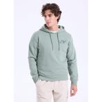 JACK & JONES Kapüşonlu Sweatshirt, XXL, 12279119, Yeşil, erkek