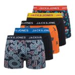 Jack & Jones Karisik 5'li Boxer Paketi-Tyler - M - Lacivert